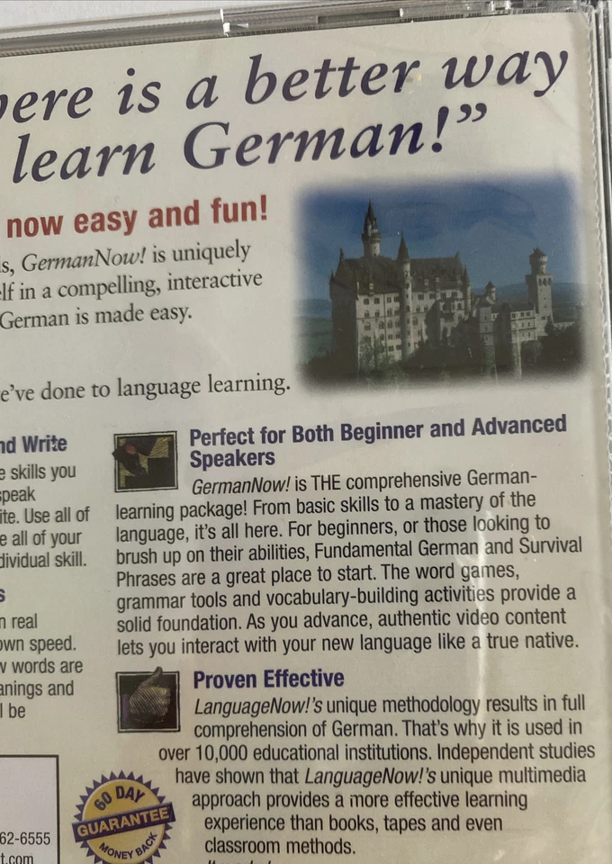 German Language Learning CD Revolutionary Software  - Image 4 of 4