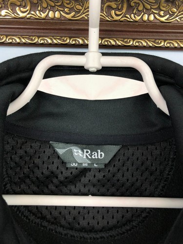 Rab Shadow Wind Pro Polartec Fleece Lined Grey Jacket Coat Track Slim Sz S - Picture 8 of 15