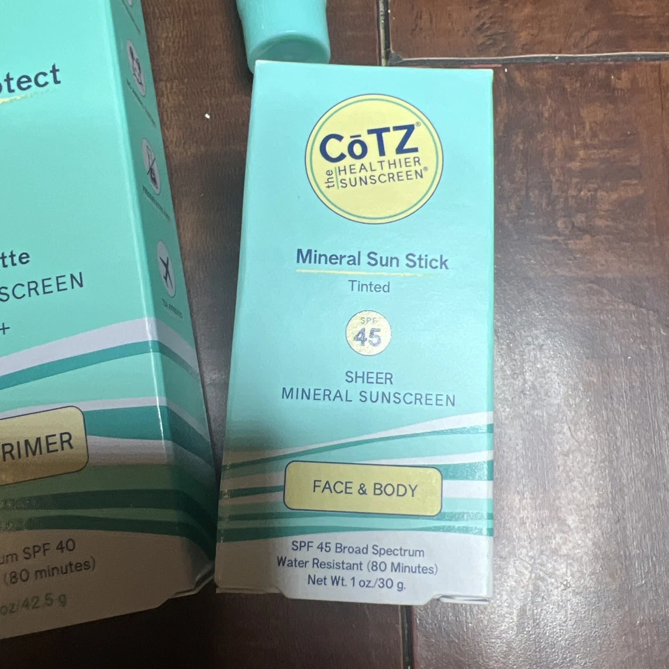 Bundle COTZ Face Prime & Protect Tinted Mineral Sunscreen & Facial Primer SPF 40 - Image 4 of 4