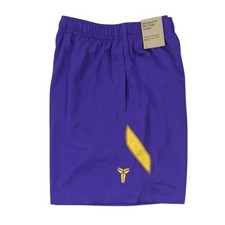 Youth Nike KOBE Bryant Mamba Basketball Purple Dri Fit Shorts unisex XS NEW