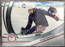 2026 Topps Chrome Olympics Jack Wallace - USA Sled Hockey #46 base