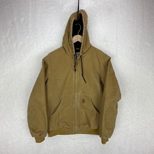 Carhartt Sandstone Active Jacket Thermal Lined Mens Small J25 CML Camel Brown