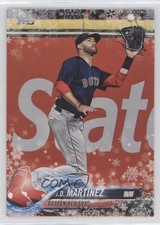 2018 Topps Holiday WalMart Mega Box Metallic Snowflake JD Martinez #HMW160 6ki