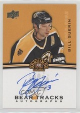 2023 Upper Deck Boston Bruins Centennial Bear Tracks Bill Guerin #BT-BG Auto 4p5