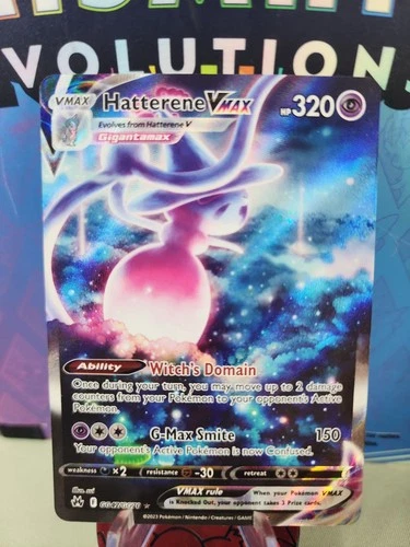 Hatterene VMAX GG47/GG70 Crown Zenith: Galarian Gallery Ultra Rare NM