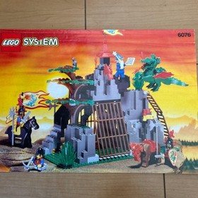 LEGO 6076 Dark Dragon's Den Castle Dragon Knights 1993 without Box Missing