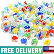 60 PCS Glass Marbles, Bulk Marbles For Marble Games Vase Fillers DIY And Home