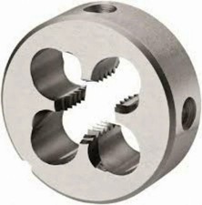 HQ UNC THREADING CIRCULAR SPLIT DIES 1-5/8", 5TPI, OD 3" HIGH SPEED STEEL -RH