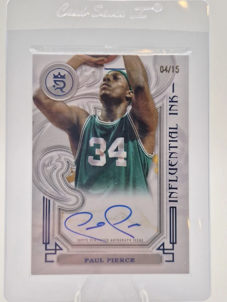 Topps Paul Pierce Basketball Autographed Sports Trading Cards