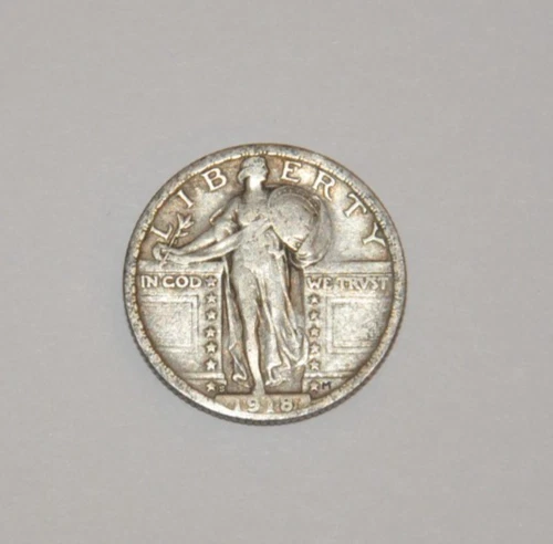 1918 Standing Liberty Quarter.  VG-F.  You Decide