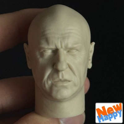 1/6 High Detail Unpainted Dean Norris Hank Head Sculpt for 12'' Action Figure