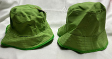 PAir of Kids Green Bucket hats