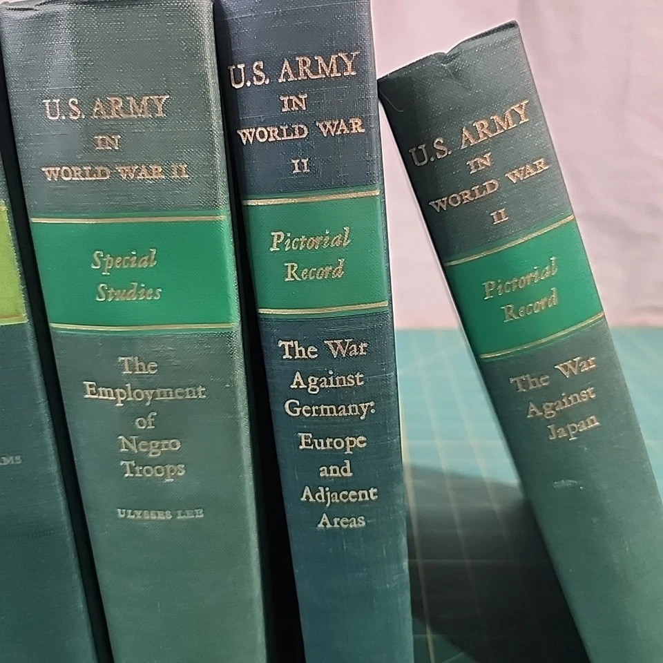 U.S Army In World War II Special Studies+ Pictorial Record + Map 5 Book Set/Lot Foto 3 de 4