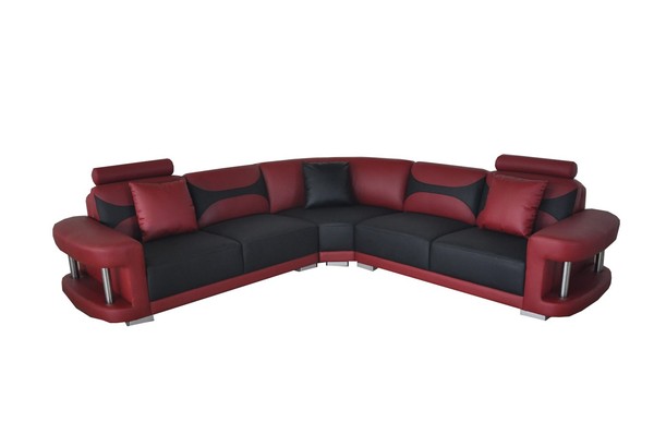 Leder Modern Xxl Couch Wohnlandschaft Ledersofa Sofagarnitur Sofa L-Form Mit Usb-image