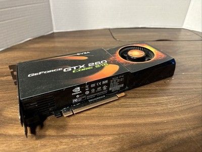 EVGA GeForce GTX 260 Core 216 896MB GDDR3 PCIe Graphics Card Tested Working
