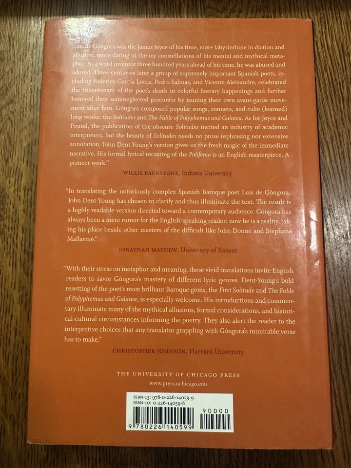 Selected Poems of Luis de Góngora: A Bilingual Edition SPANISH POETRY VG++ - Image 2 of 4