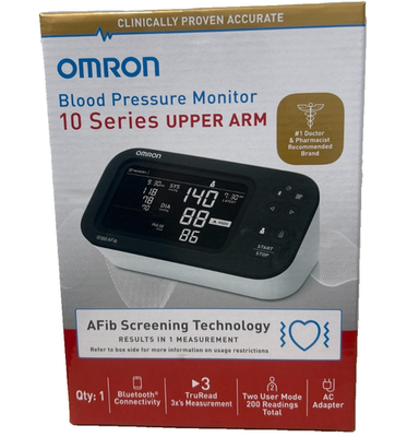 #ad Omron 10 Series Upper Arm Blood Pressure Monitor BP7465 NEW DAMAGED BOX $69.99