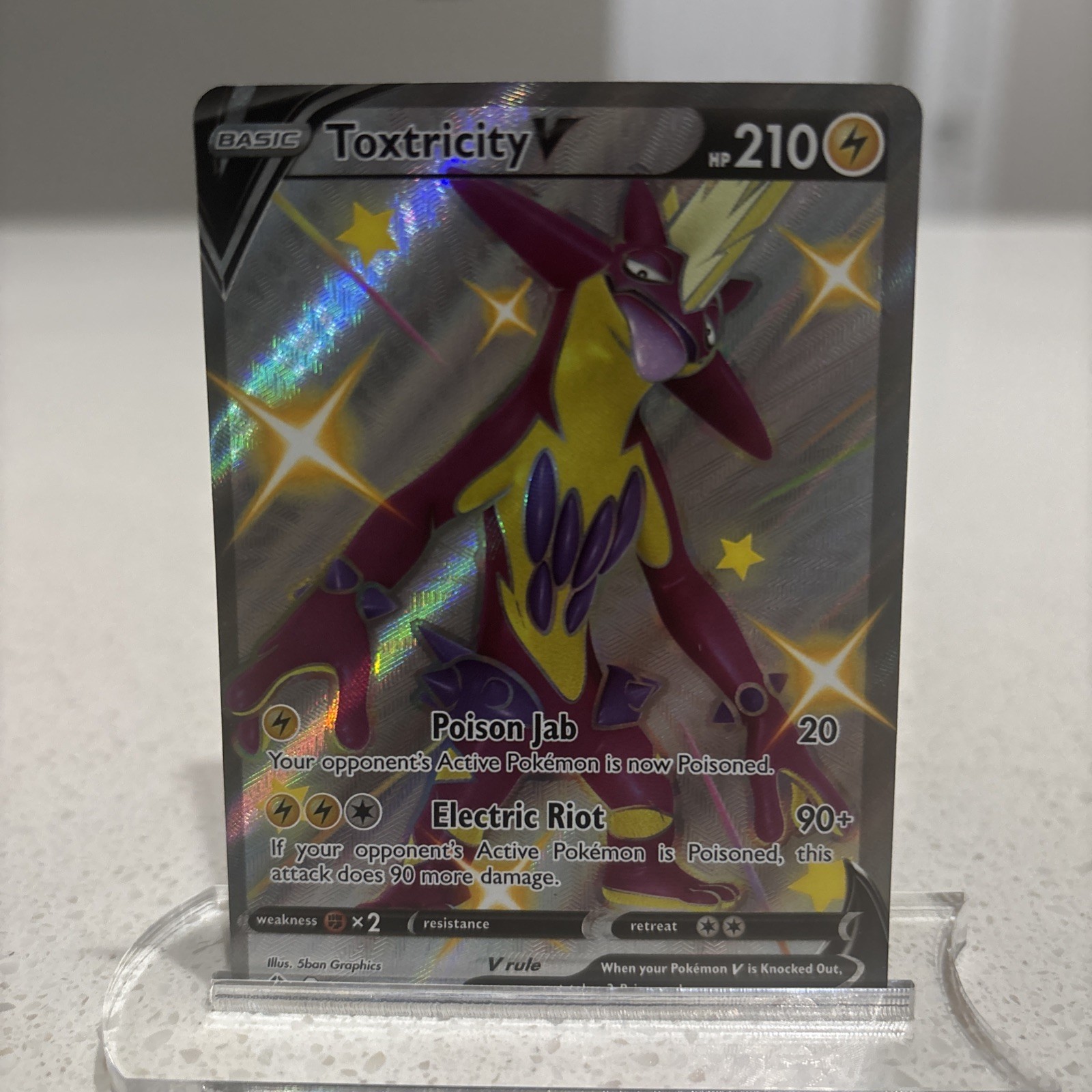 Toxtricity V SV112/SV122 Shining Fates: Shiny Vault Holo