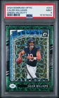 2024 PANINI DONRUSS OPTIC GREEN VELOCITY #201 CALEB WILLIAMS ROOKIE RC PSA 9
