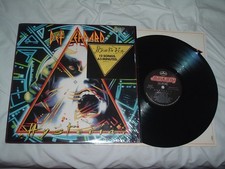 DEF LEPPARD Hysteria '87 SHRINK   HYPE STICKER  US MASTERDISK 1st pr NMint