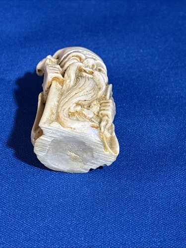 Statuina in resina miniatura 2" dell'immortale Zhongli Quan mitologia cinese taoista - Foto 5 di 6