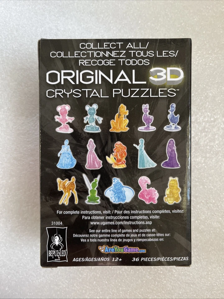NUEVO Rompecabezas de cristal 3D BePuzzled Disney Alicia en el País de las Maravillas Gato de Cheshire Foto 3 de 4