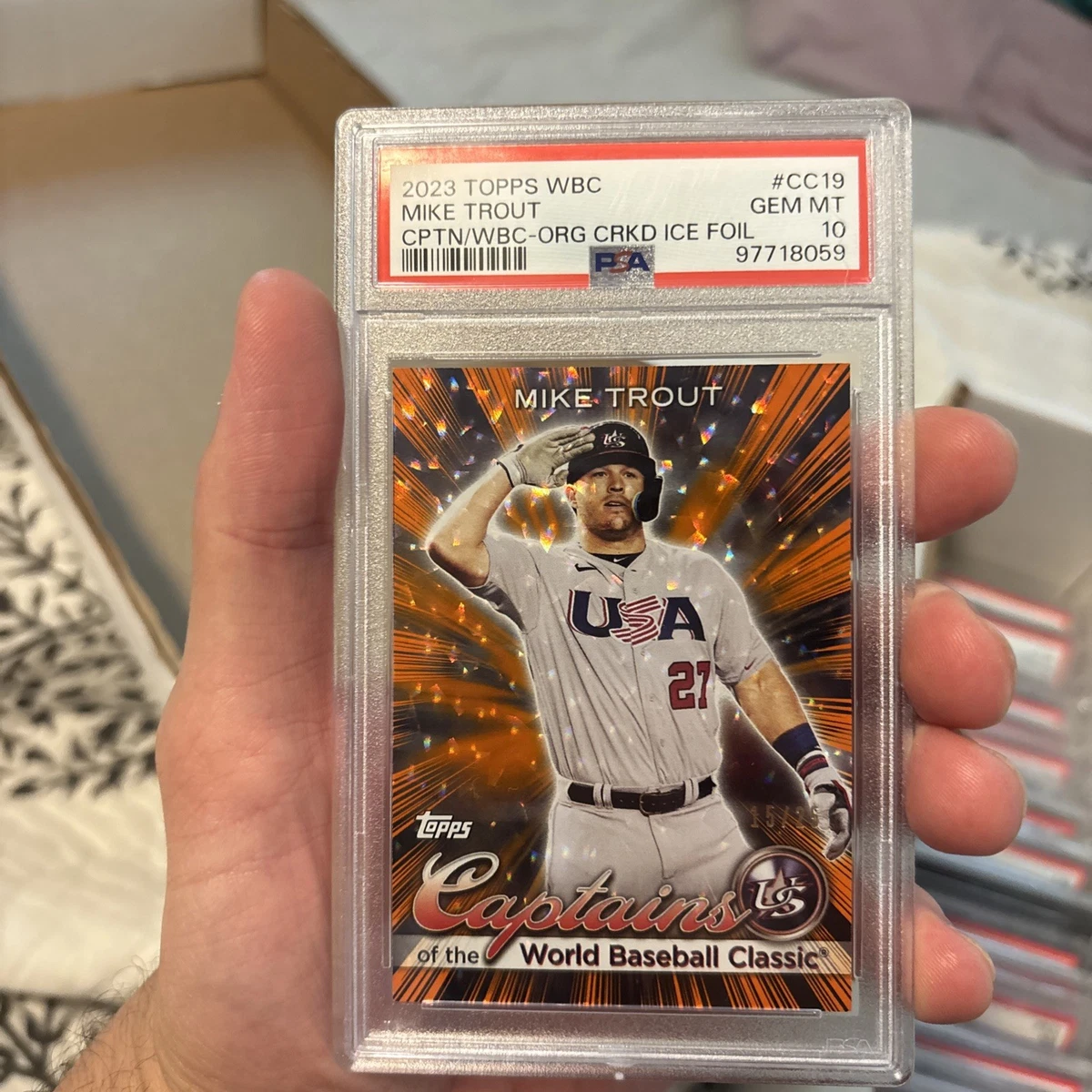 2023 Topps World Baseball Classic - Mike Trout #CC-19 for sale | eBay
