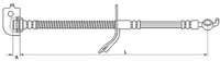 Metzger 4110737 Bremsschlauch FüR KIA