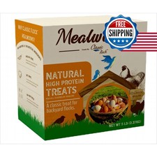 Classic Flock 5lb Dried Mealworms High Protein Treat for Chickens Birds