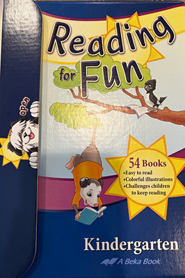 A Beka Book Reading for Fun Kindergarten 54-Book Illustrated Box Set Beginner