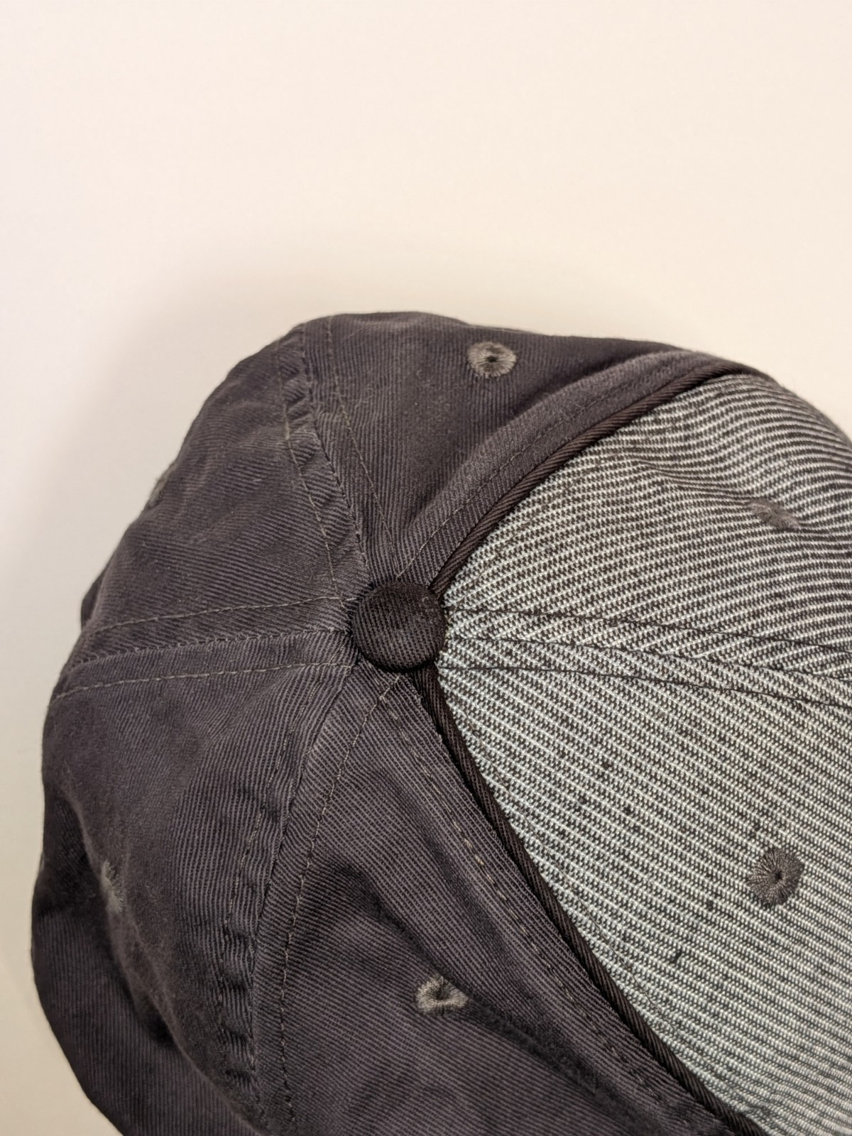 Snap On Tools Baseball Cap Gray Black Adjustable … - image 6