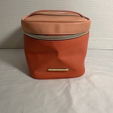Michael Kors Zip Around Coral Cosmetic Case, Make Up Case Small Travel Case