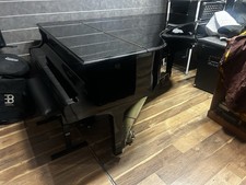 Brown Fabric Piano Cover for Grand Piano