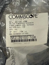 DFJ-2S100 - Commscope Heliax Fiberfeed Discrete Fiber Jumper 2SM, Outdoor 10M
