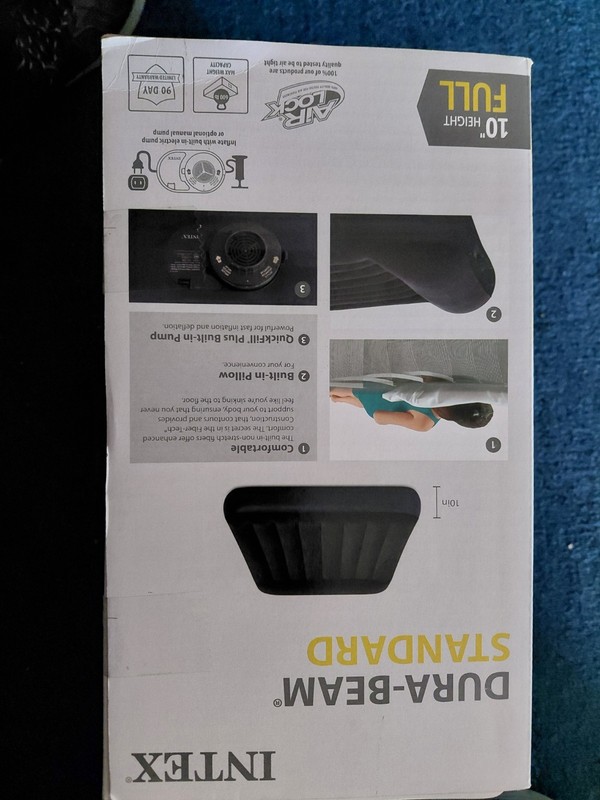 air mattress with built in pump