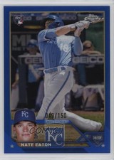 2023 Topps Chrome Blue Refractor 49/150 Nate Eaton #96 5u3