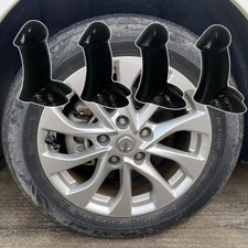 4pcs Prank Tire Valve Stem Caps for for Cars SUV Bike Truck Motorcycle Universal