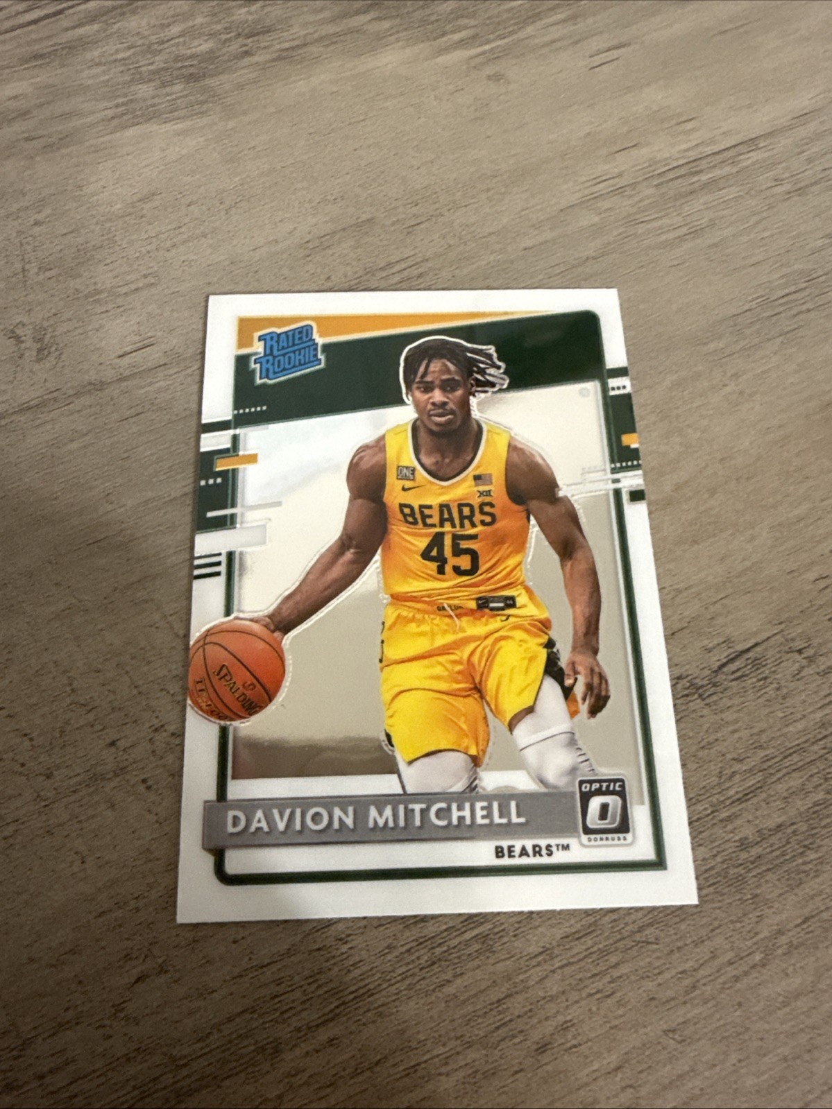 2021-22 Panini Chronicles Draft Picks Donruss Optic Davion Mitchell #210 Holo