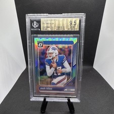 Panini 2024 Donruss Optic Josh Allen Holo #19 Buffalo Bills BGS 9.5