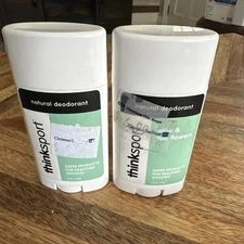 2-Pack Thinksport Aloe & Tea Flowers Natural Vegan Deodorant, 2.9oz