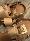Dolce Vita Beige White Wedge Sandals Buckle Studded Accents Synthetic — photo 6