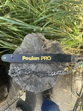 USED Poulan Pro PR5020 20" Guide Bar And Chain Combo