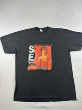 Vintage Red Light District Amsterdam T Shirt Men’s Size Large Black Sex Worker