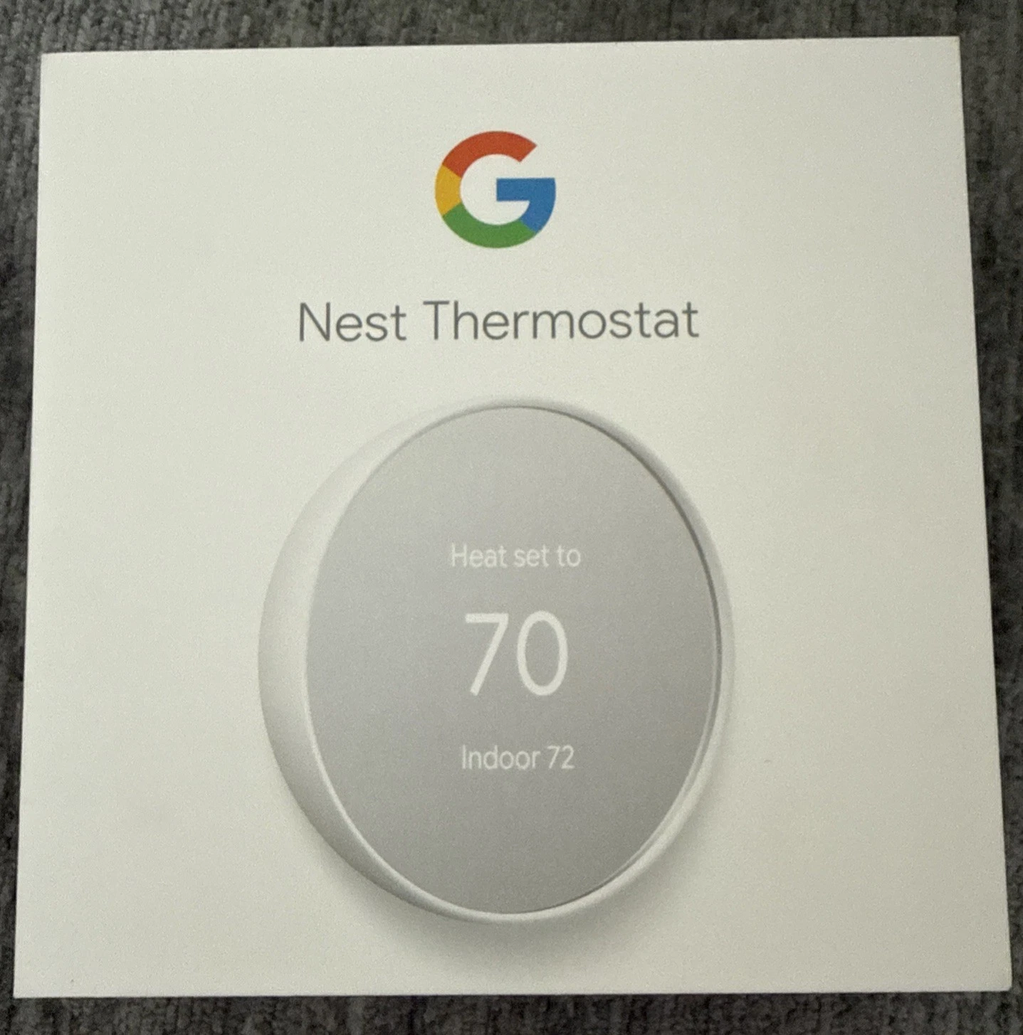 New! Google Nest Thermostat Snow
