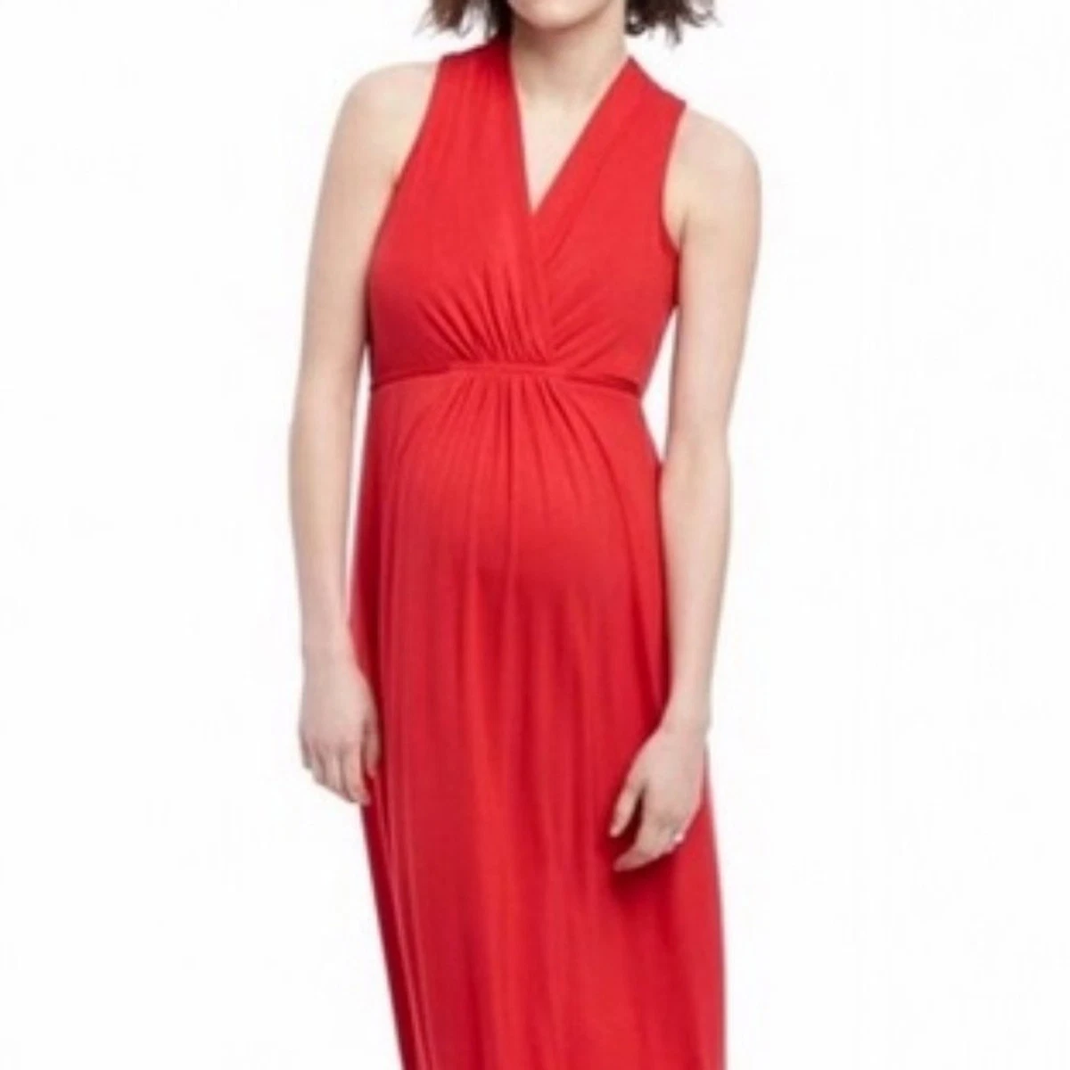 green emerald velvet dress Motherhood Maternity Women's Maternity Sleeveless Surplice Maxi Dress with Empire  Waist Tie, Black, Extra Small at Amazon Women's Clothing store main image 0