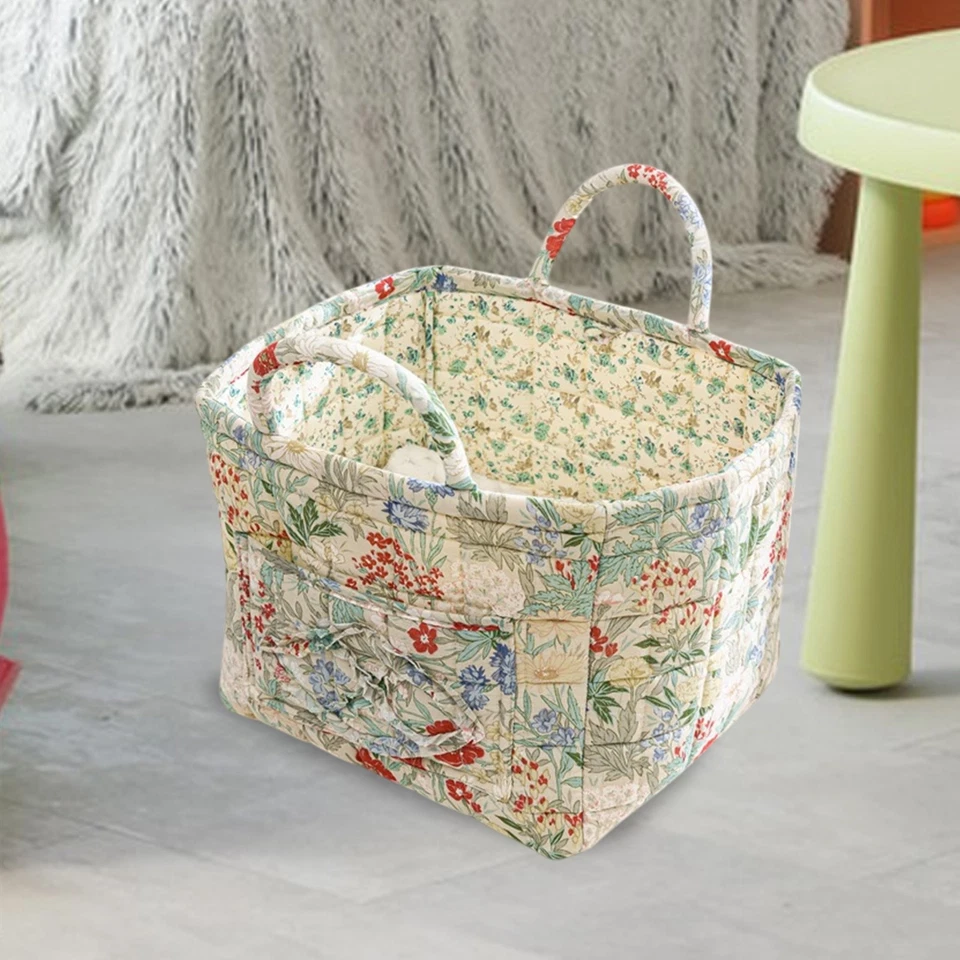 Cesta de almacenamiento de tela cesta de almacenamiento de ropa boho de gran capacidad Foto 3 de 4