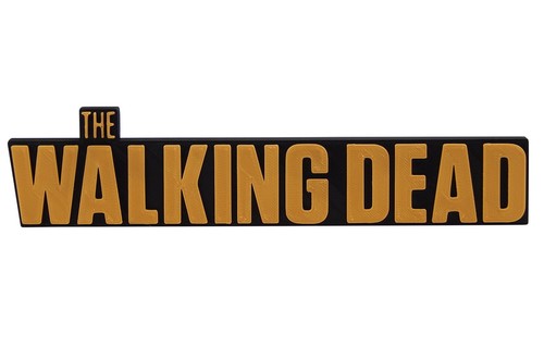 The Walking Dead TV Show 3D Logo Sign Display Wall Desk Shelf Art 8x1 3/4x 3/8"
