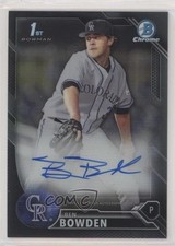 2016 Bowman Draft Chrome Pick Black Refractor 14/75 Ben Bowden #CDA-BB Auto 2d9