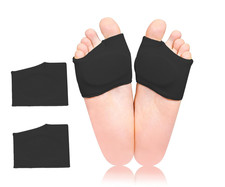 2 Pack For Man Women Fabric Metatarsal Pads Sleeve with Gel Sole Cushion US