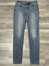 American Eagle Hi Rise Jegging Super Stretch Jeans Distressed Women's Size 4